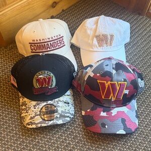 Washington Commanders Caps Collection NWT 3/4